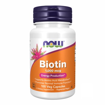 BIOTIN 1000mcg - 100 vcaps 2022-10-0003 фото