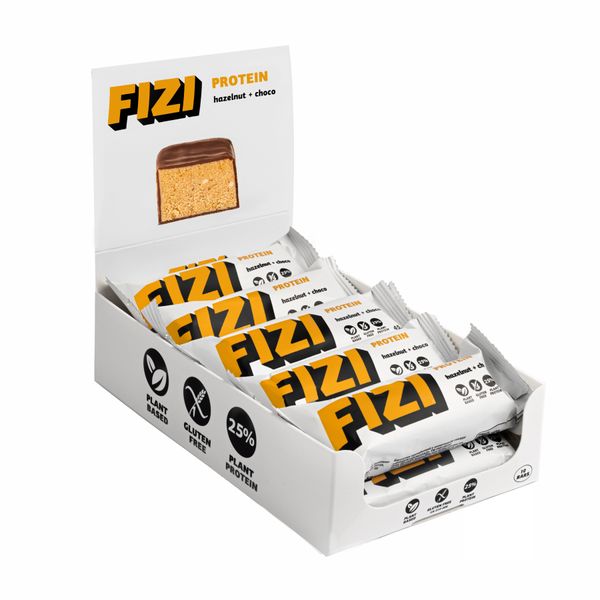 FIZI Protein Bar - 10х45g Hazelnut-Choco 2022-10-0334 фото