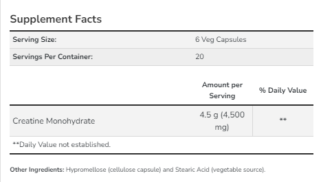 Creatine 750mg - 120 caps 2022-10-1406 фото