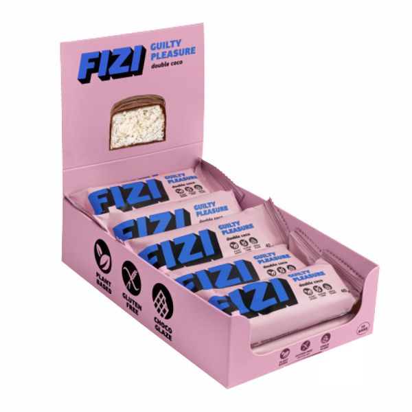 FIZI Chocolate Bar - 10х40g Double Coconut 2022-10-0336 фото