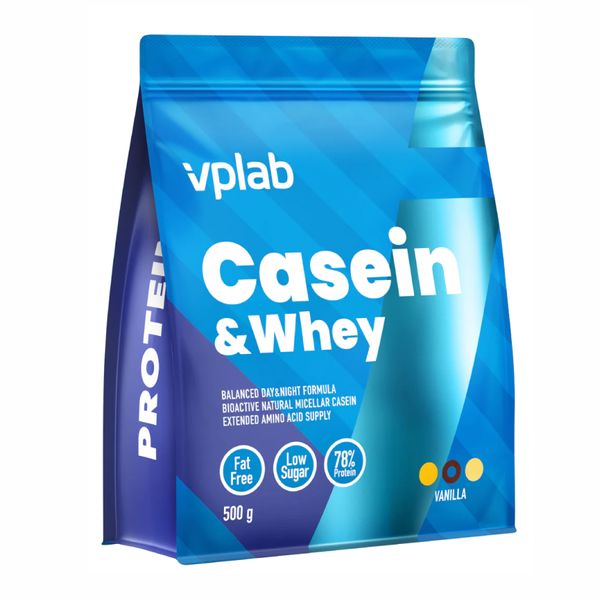 Casein & Whey - 500g Vanilla 2022-10-0480 фото