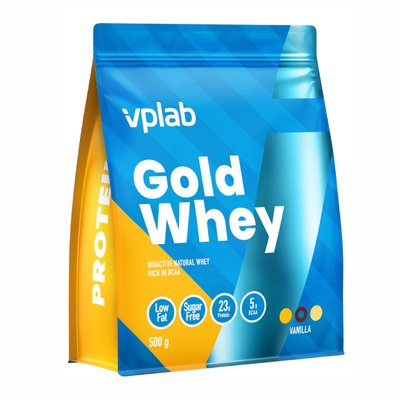 Gold Whey - 500g Vanilla 2022-10-0482 фото