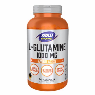 L-Glutamine 1000mg - 240 vcaps (Повреждена этикетка) 2022-10-1850 фото