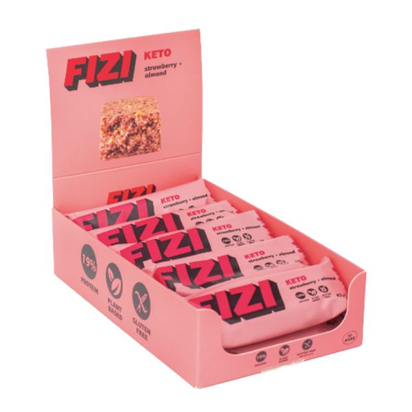 KETO Protein Bar - 10x45g Strawberry + Almond 2022-10-2478 фото