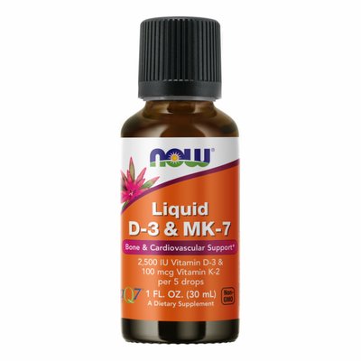 Liquid Vit D-3 & MK-7 - 30ml 2022-10-1426 фото