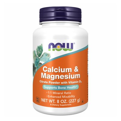 Calcium Magnesium Citrate Powder - 227g 2022-10-1338 фото