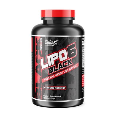 Lipo 6 Black Extreme Potency - 120 caps 100-27-0450032-20 фото