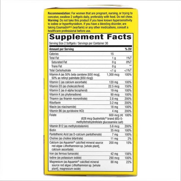 Prenatal Multi - 60 softgels 2022-10-1040 фото