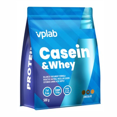 Casein & Whey - 500g Chocolate (Повреждена упаковка) 2022-10-2917 фото