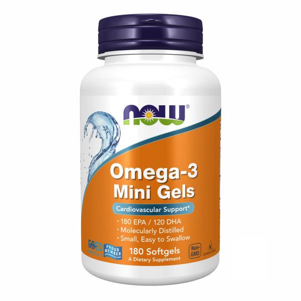 Omega-3 Mini Gels 500 mg - 180 sgels 2022-10-0062 фото