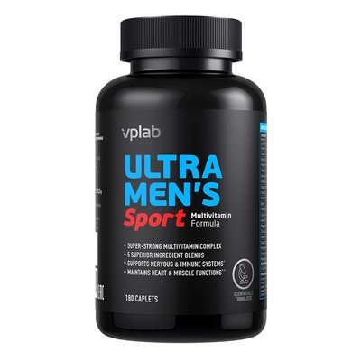 Ultra Men's Sport Multivitamin - 180 caps 2022-10-1447 фото