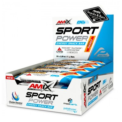 Sport Power Energi Snack Bar - 20x45g Tropical Mango 2022-10-0926 фото