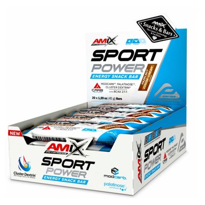 Sport Power Energi Snack Bar - 20x45g Hazelnut Cocoa-Cream 2022-10-0928 фото