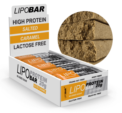 Lipobar - 20x50g Salted caramel 2022-10-2698 фото