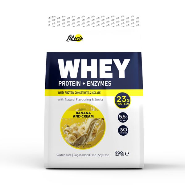 Whey - 900g Banana and Cream 2023-10-2059 фото