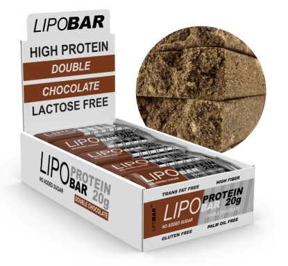 Lipobar - 20x50g Double chocolate 2022-10-2699 фото