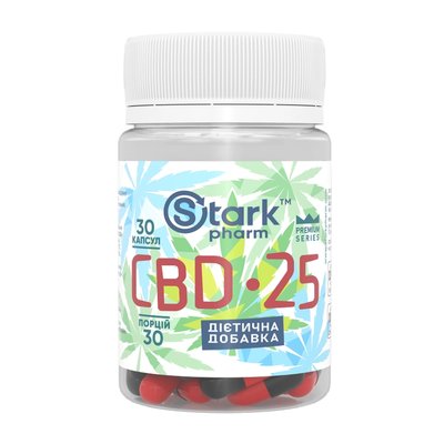 Stark CBD 25mg - 30 caps 2023-10-2085 фото