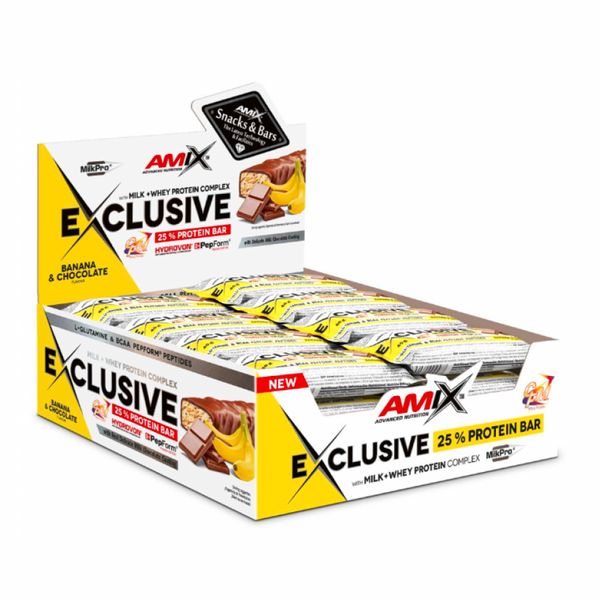 Exclusive Protein Bar - 12x85g Banana Chocolate 2022-09-1050 фото