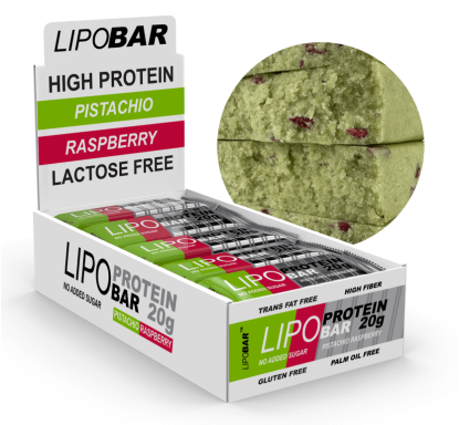 Lipobar - 20х50g Pistachio-Raspberry 2022-10-2703 фото