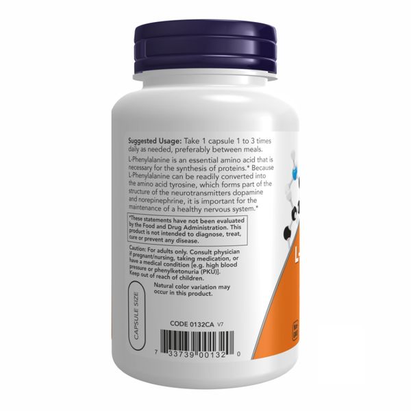 L-Phenylalanine 500mg - 120 vcaps 2022-09-1173 фото